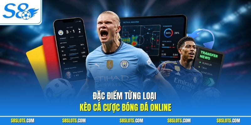Đặc điểm từng loại kèo cá cược bóng đá online
