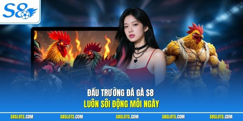 Đấu trường đá gà S8 luôn sôi động mỗi ngày